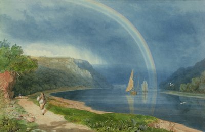 Arcobaleno sul fiume Avon, c.1825 da Samuel Jackson