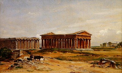 Le rovine di Paestum da Samuel James Ainsley