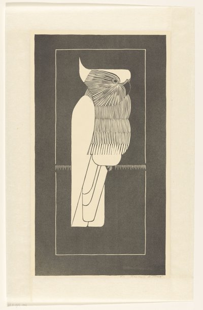 Cacatua maggiore da Samuel Jessurun de Mesquita (signed by artist)