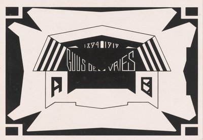 Ornamento Guus de Vries 1894/1919 da Samuel Jessurun de Mesquita (signed by artist)