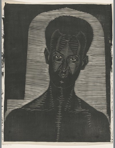 Ritratto di un uomo sconosciuto da Samuel Jessurun de Mesquita (signed by artist)