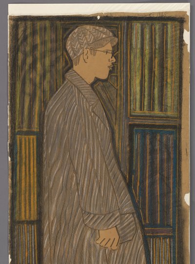 Ragazzo in piedi a figura intera da Samuel Jessurun de Mesquita (signed by artist)