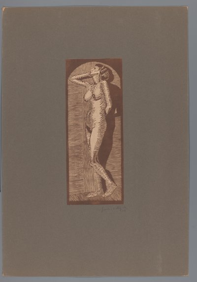 Nudo femminile in piedi (Gioia) da Samuel Jessurun de Mesquita (signed by artist)