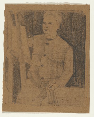 Autoritratto dietro il cavalletto da Samuel Jessurun de Mesquita (signed by artist)
