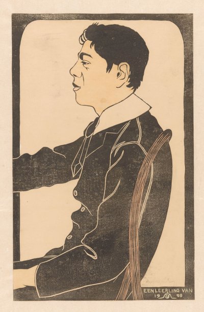 Uno studente del 1908 da Samuel Jessurun de Mesquita