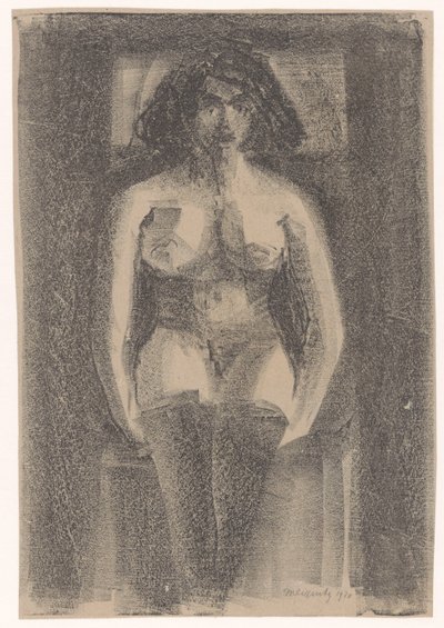 Nudo femminile seduto, con calze da Samuel Jessurun de Mesquita