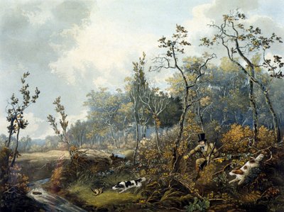 Caccia alla beccaccia (inciso da H.C. Pyall) da Samuel John Egbert (after) Jones