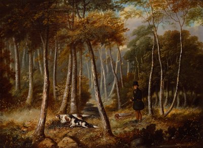 Scena di caccia, coloni che scovano una lepre da Samuel John Egbert Jones