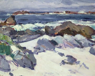 Una costa rocciosa, Iona da Samuel John Peploe