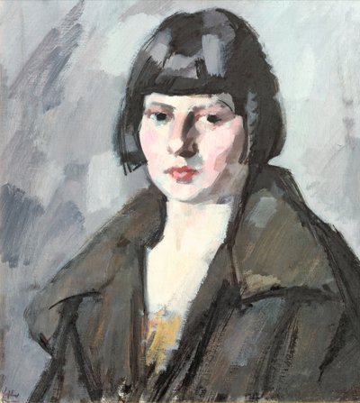 Testa di una giovane ragazza, c.1920 da Samuel John Peploe