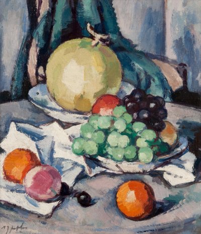Frutta mista - Melone, Uva e Mele, c.1926 da Samuel John Peploe
