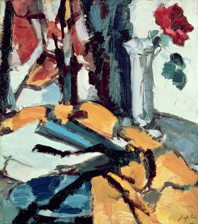 Rosa rossa da Samuel John Peploe