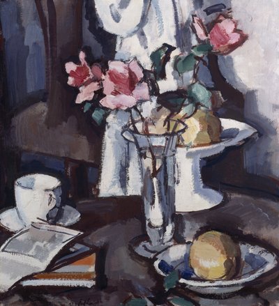 Natura morta con rose rosse, c.1931 da Samuel John Peploe
