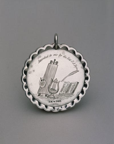 Medaglia ricamata, c.1850 da Samuel Kirk