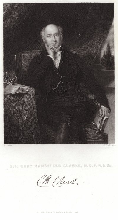 Ritratto di Sir Charles Mansfield Clarke da Samuel Lane