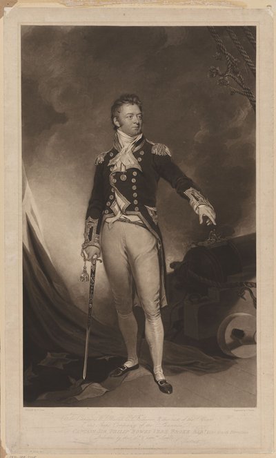 Sir Philip Bowes Vere Broke 1776-1841, 1816 da Samuel Lane