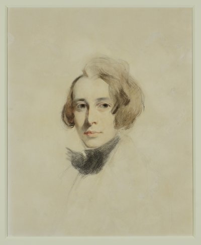 Schizzo preliminare di Charles Dickens, 1837 da Samuel Laurence