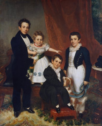 I bambini Knapp, ca. 1833-34 da Samuel Lovett Waldo