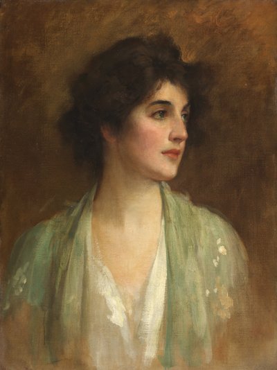 Lo scialle verde da Samuel Luke Fildes