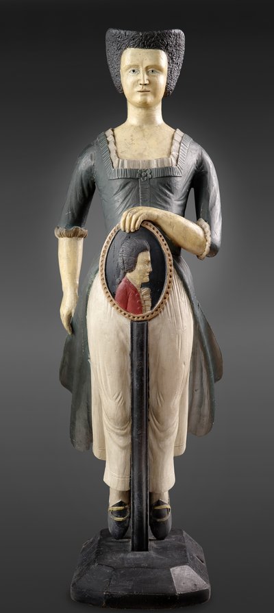 Modello di polena, 1800 circa (legno dipinto) da Samuel McIntire