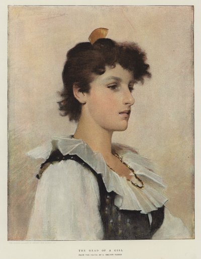 La testa di una ragazza da Samuel Melton Fisher