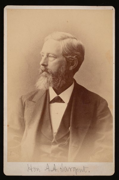 Ritratto di Aaron Augustus Sargent da Samuel Montague Fassett