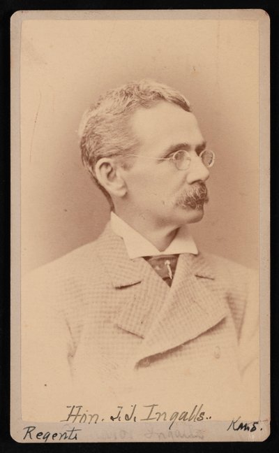 Ritratto di John James Ingalls da Samuel Montague Fassett