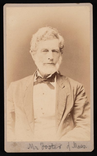 Ritratto del Sig. Foster del Massachusetts, tra 1876 e 1880 da Samuel Montague Fassett