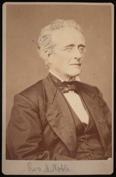 Ritratto di Rev. Mason Noble 1809-1881, tra il 1876 e il 1880 da Samuel Montague Fassett