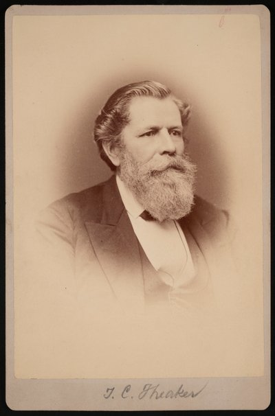 Ritratto di Thomas Clarke Theaker 1812-1883, tra il 1876 e il 1880 da Samuel Montague Fassett