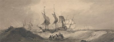 Navigazione in un Giorno di Tempesta da Samuel Owen