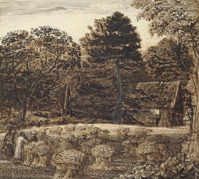 Un campo di grano, Shoreham al crepuscolo da Samuel Palmer