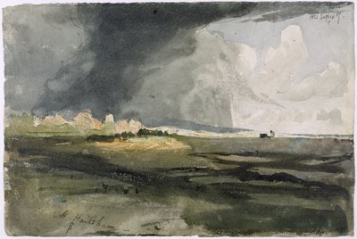 A Hailsham, Sussex: Una tempesta in arrivo, 1821 da Samuel Palmer