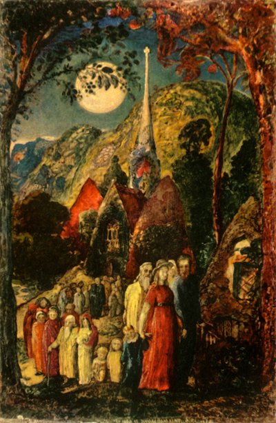 Ritorno dalla chiesa serale da Samuel Palmer