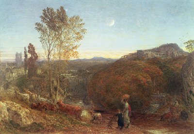 Tornando a casa al coprifuoco da Samuel Palmer