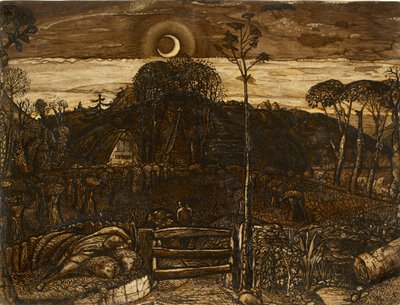 Tardo crepuscolo da Samuel Palmer