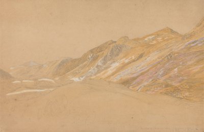 Montagne vicino al Riposo del Viaggiatore vicino a Dolgelly da Samuel Palmer
