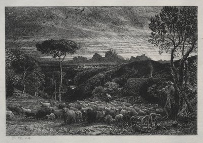Aprire il recinto da Samuel Palmer