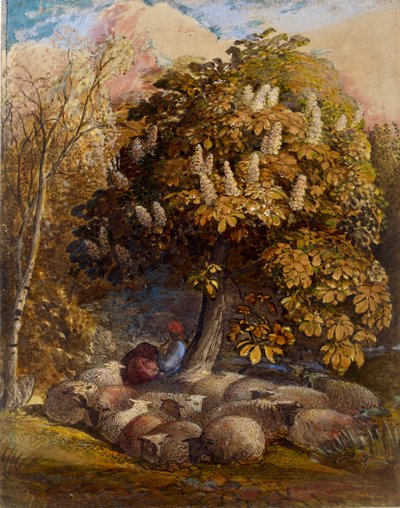 Pastorale con un ippocastano da Samuel Palmer