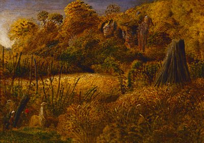 Scena a Underriver, Kent o Il Giardino del Luppolo da Samuel Palmer