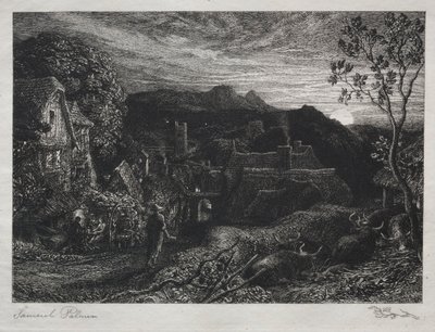 Il Banditore, 1879 da Samuel Palmer