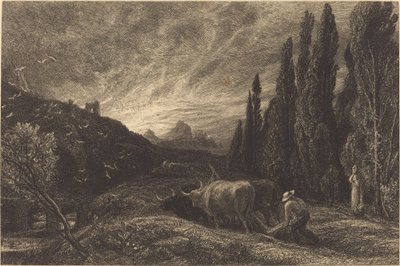 Il primo aratore da Samuel Palmer