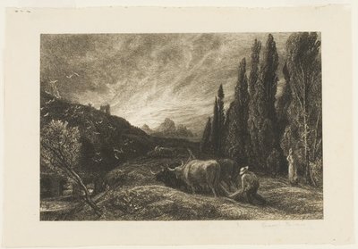 Il primo aratore da Samuel Palmer