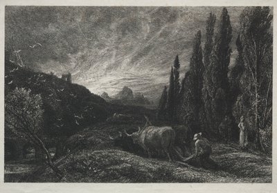 Il primo aratore da Samuel Palmer