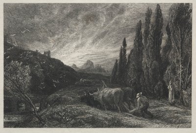 Il Primo Aratore da Samuel Palmer