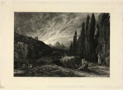 Il primo aratore da Samuel Palmer