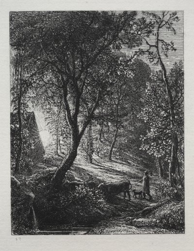 Il cottage del pastore da Samuel Palmer