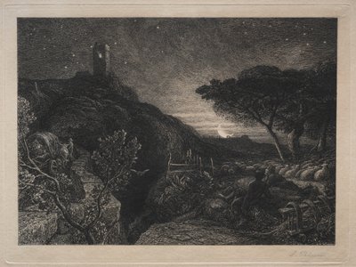 La torre solitaria da Samuel Palmer