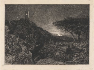 La Torre Solitaria da Samuel Palmer