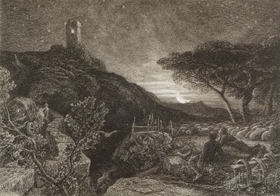 La torre solitaria, 1879 da Samuel Palmer
